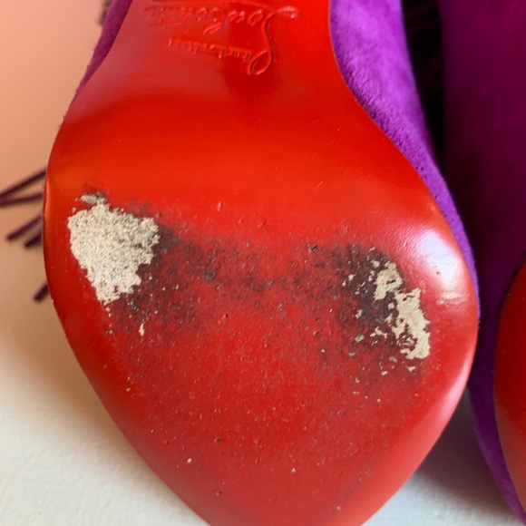 🔮Christian Louboutin Forever Tina Fringe Boot🔮 - Picture 6 of 7